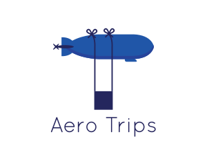 Blue Airship Cargo logo design