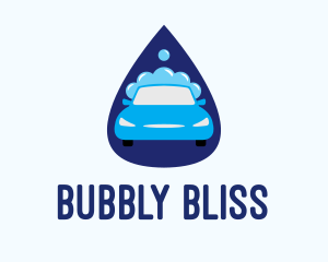 Car Wash Drop logo design