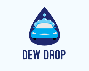 Car Wash Drop logo design