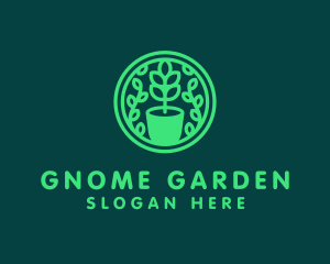 Pot Plant Garden logo design