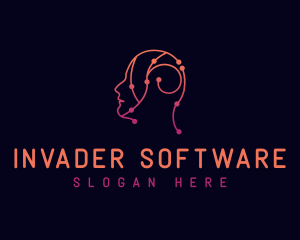 Software AI Technology logo design