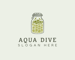 Olive Oil Jar logo design