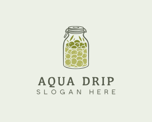 Olive Oil Jar logo design