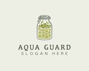 Olive Oil Jar logo design