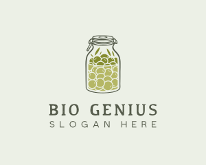 Olive Oil Jar logo design