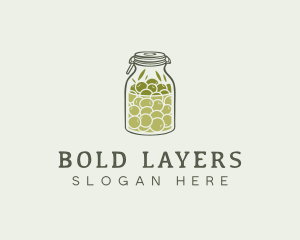 Olive Oil Jar logo design