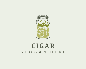 Olive Oil Jar logo design