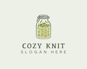 Olive Oil Jar logo design