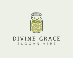 Olive Oil Jar logo design