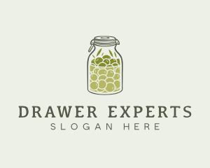 Olive Oil Jar logo design