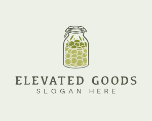 Olive Oil Jar logo design