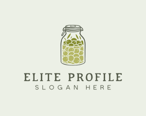 Olive Oil Jar logo design