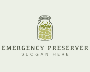 Olive Oil Jar logo design