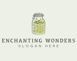 Olive Oil Jar logo design