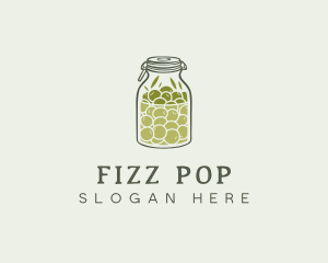 Olive Oil Jar logo design