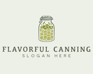 Olive Oil Jar logo design