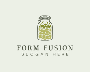 Olive Oil Jar logo design