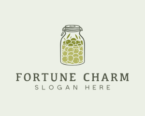 Olive Oil Jar logo design