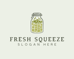 Olive Oil Jar logo design