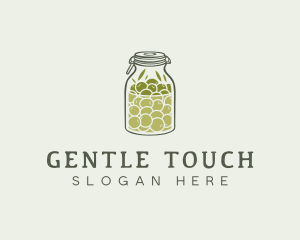 Olive Oil Jar logo design