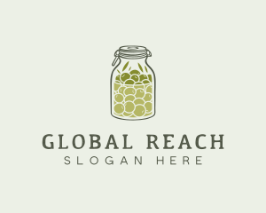 Olive Oil Jar logo design