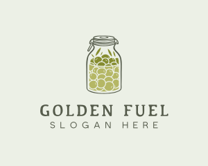 Olive Oil Jar logo design