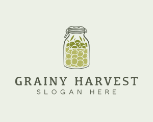 Olive Oil Jar logo design