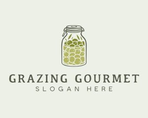 Olive Oil Jar logo design