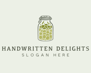 Olive Oil Jar logo design