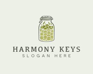 Olive Oil Jar logo design