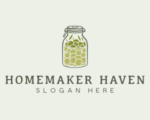 Olive Oil Jar logo design