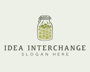 Olive Oil Jar logo design