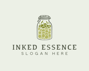 Olive Oil Jar logo design