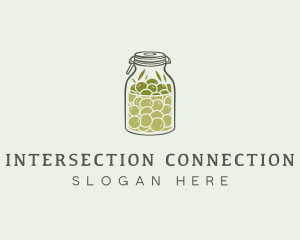 Olive Oil Jar logo design