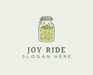 Olive Oil Jar logo design