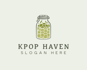 Olive Oil Jar logo design