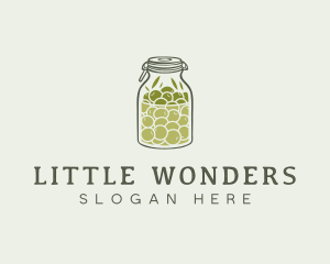 Olive Oil Jar logo design