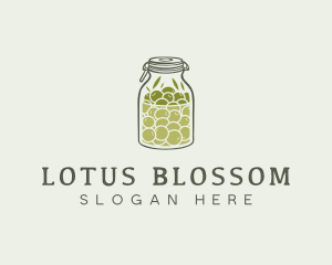 Olive Oil Jar logo design