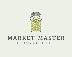 Olive Oil Jar logo design