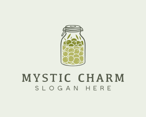 Olive Oil Jar logo design