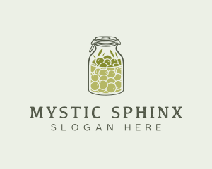 Olive Oil Jar logo design