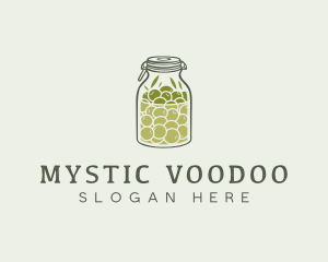 Olive Oil Jar logo design