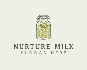 Olive Oil Jar logo design