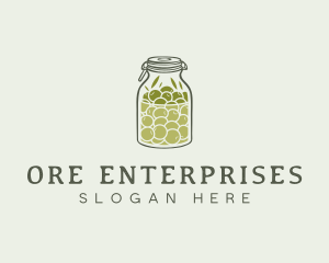 Olive Oil Jar logo design