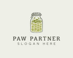 Olive Oil Jar logo design