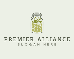 Olive Oil Jar logo design