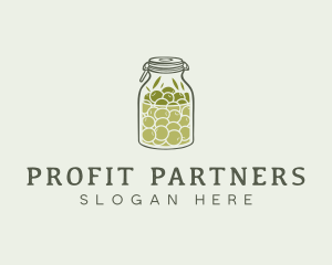 Olive Oil Jar logo design