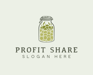 Olive Oil Jar logo design