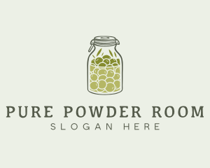 Olive Oil Jar logo design