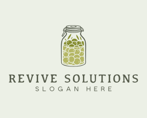 Olive Oil Jar logo design